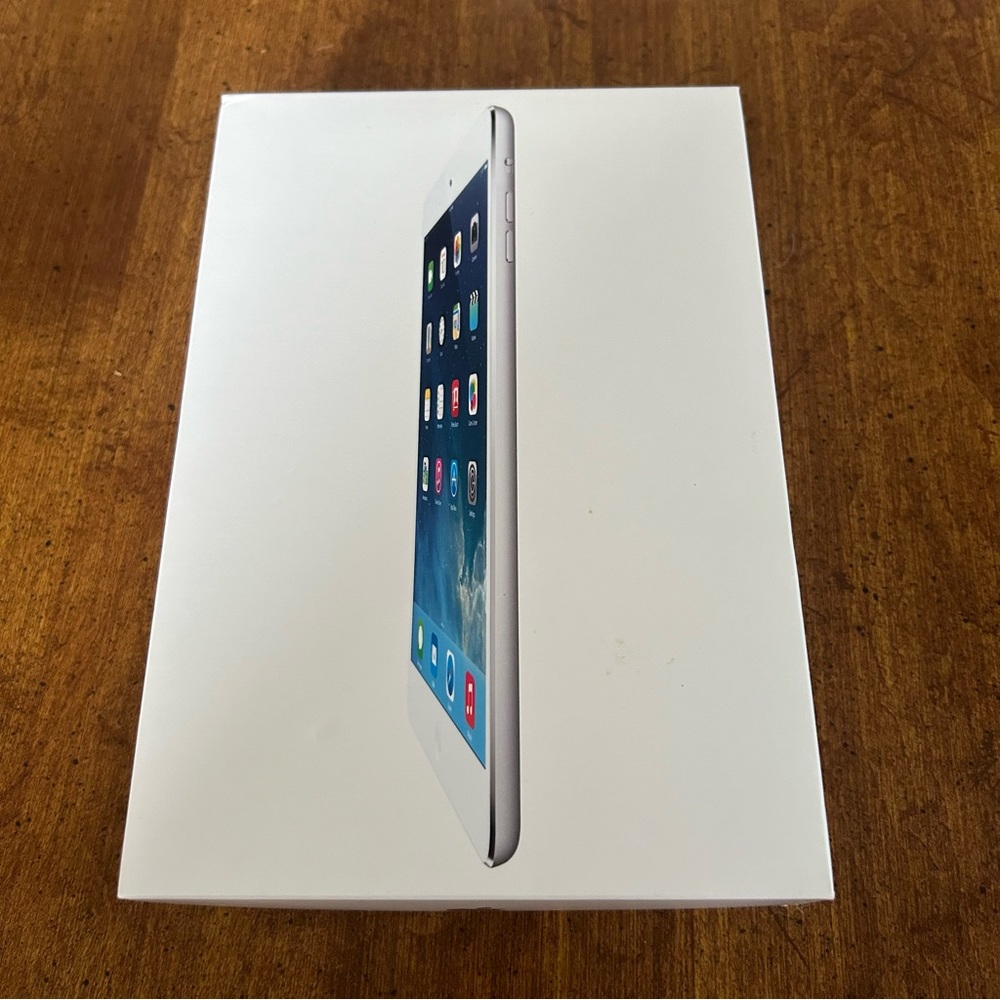 Box for Apple iPad Mini (BOX ONLY) Model A1489 with Apple Stickers